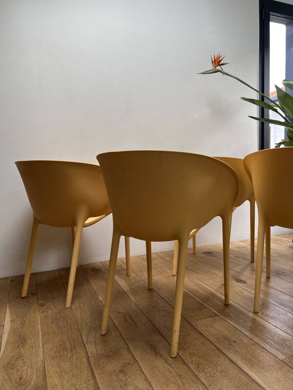 Série de 4 fauteuils Soft Egg by Starck for Driade, Italie