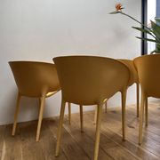 Series of 4 Soft Egg armchairs by Starck for Driade, Italy