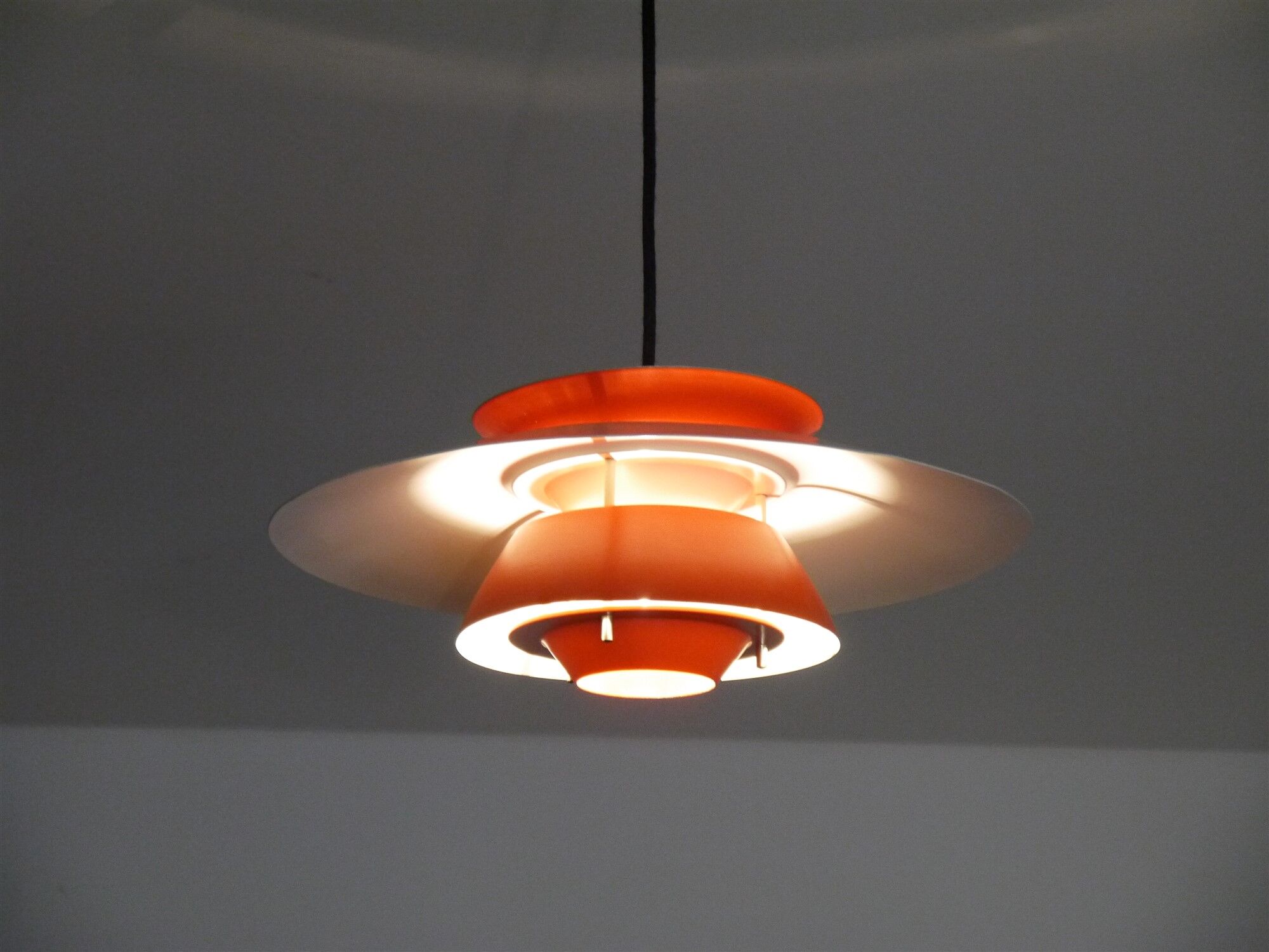 Scandinavian vintage two-tone suspension Denmark 1960