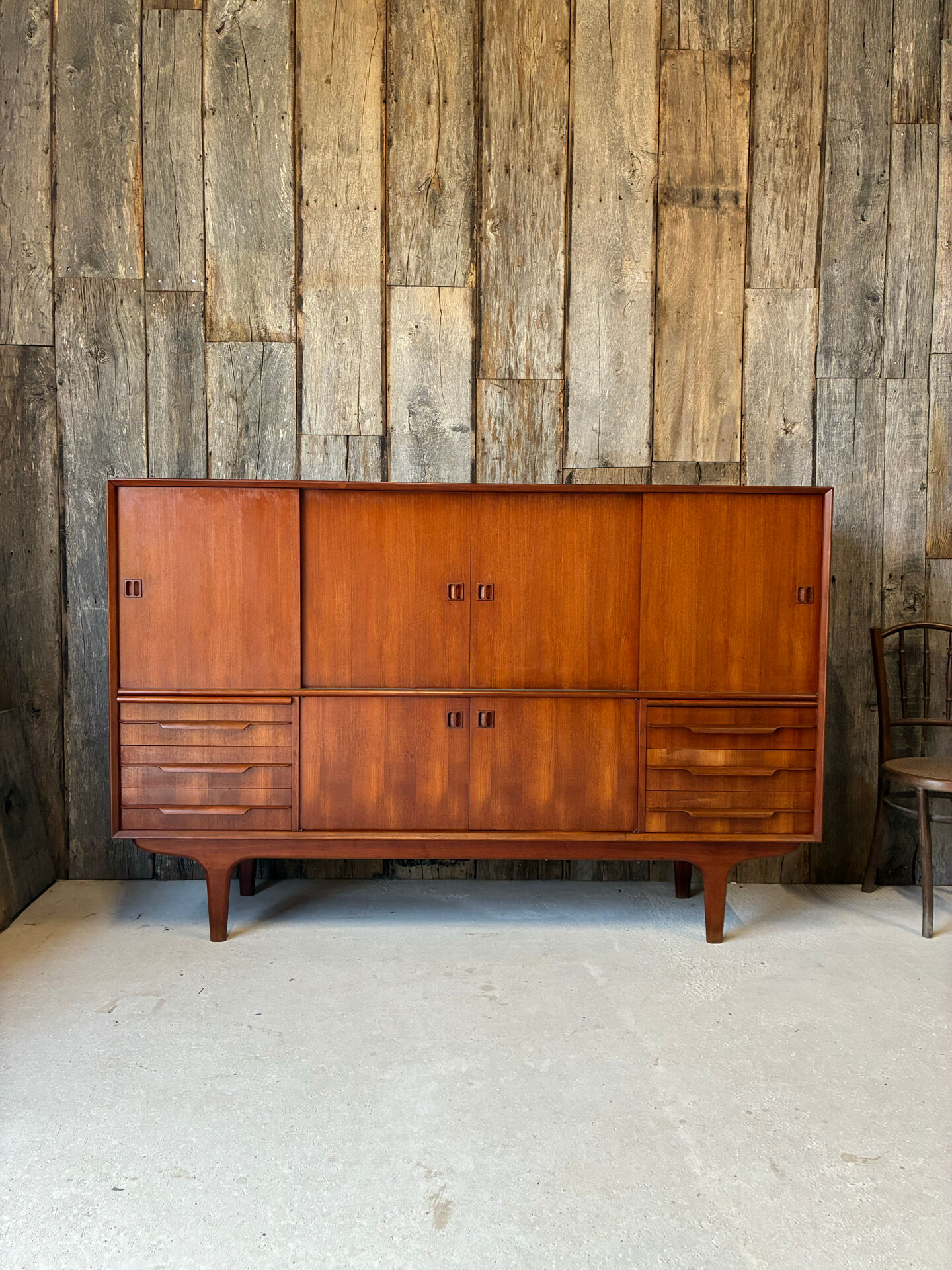 Enfilade, buffet en teck