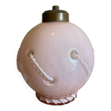 Old pink opaline glass globe