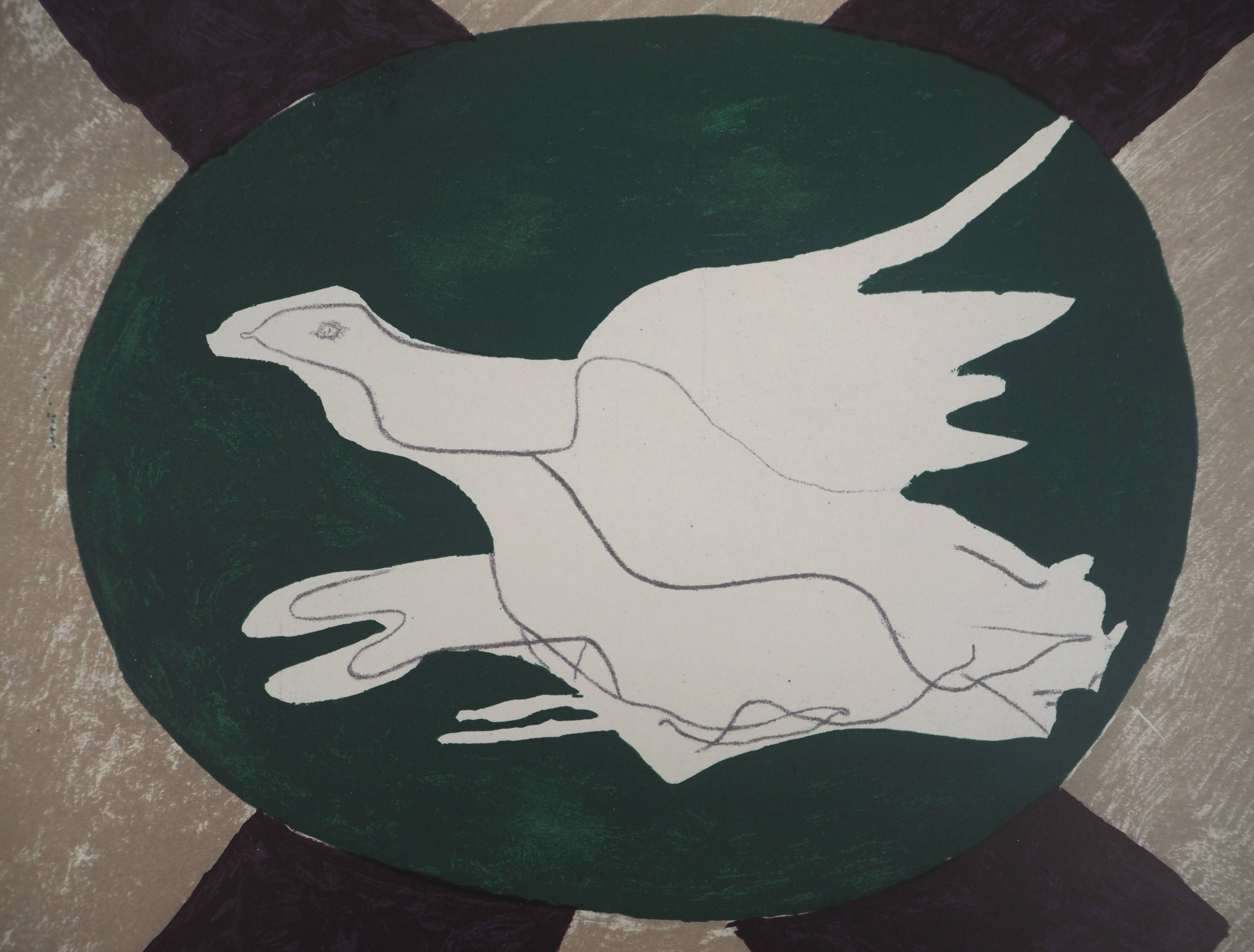 Georges braque: birds - color lithograph