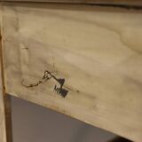 Table de cuisine industrielle en fer des années 1950, Tchécoslovaquie