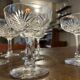 Beau lot de verres en cristal de Saint Louis