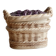 Vintage barbotine sugar bowl / sweet jar blackberry basket