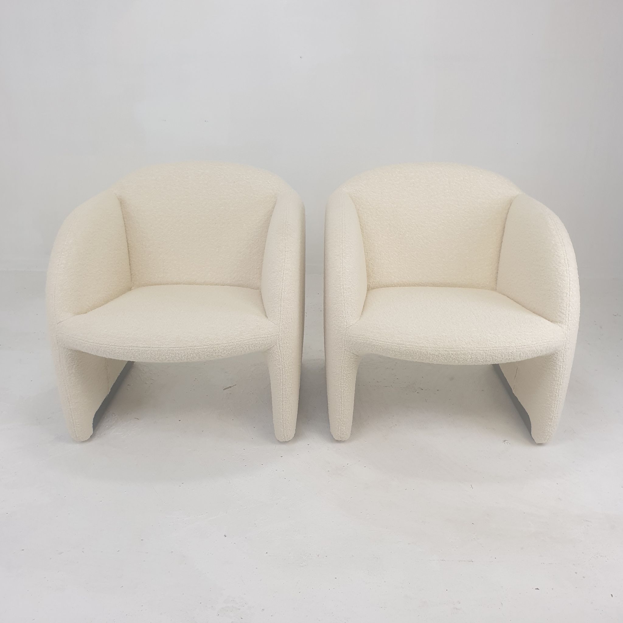 Set of 2 "Ben" Chairs by Pierre Paulin for Artifort, 1980s