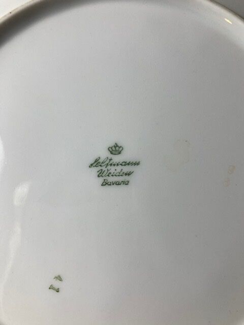 Lot of Bavarian porcelain plates Seltmann Weiden