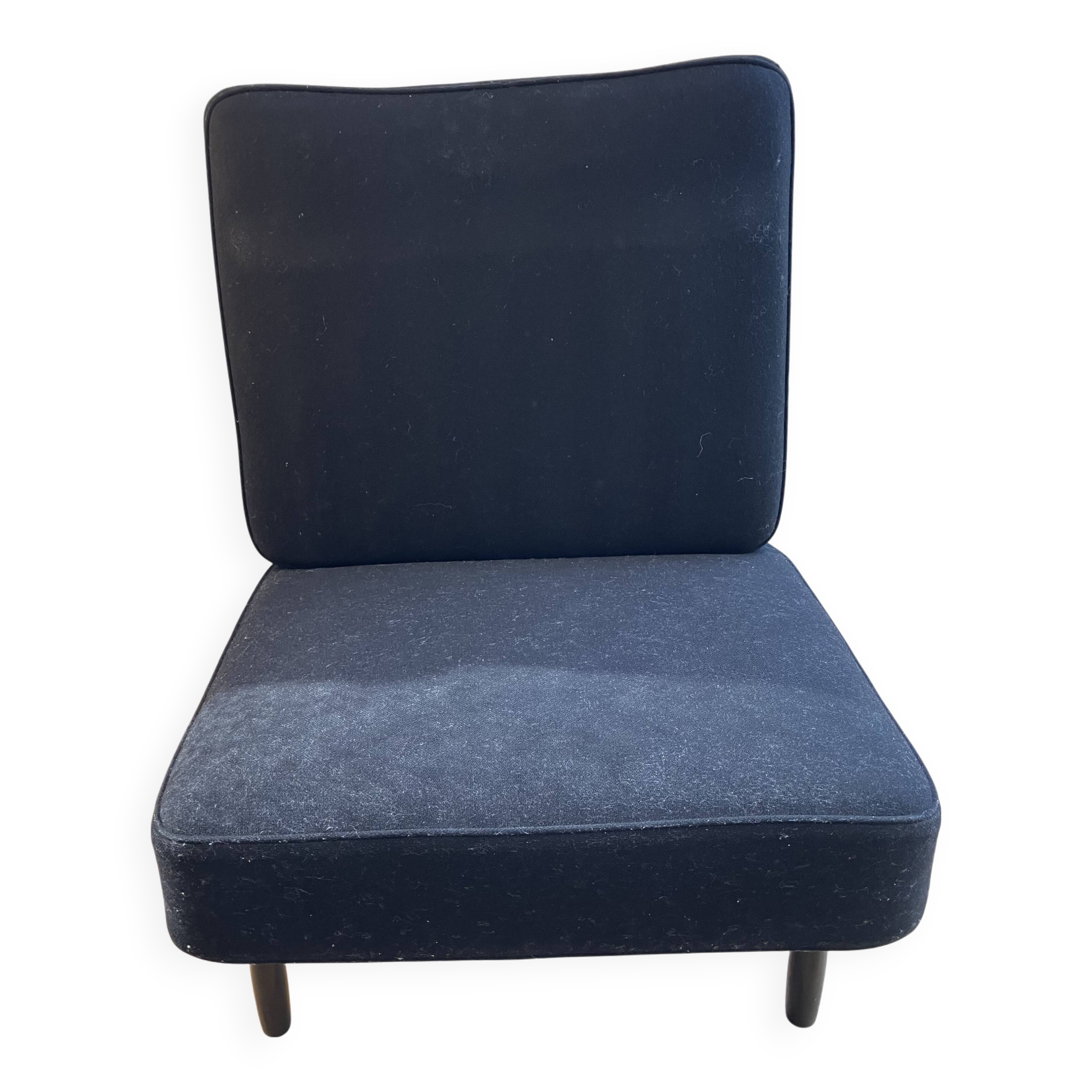 Fauteuil lounge Noir Domus Alf Svensson