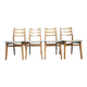 Set de 4 chaises scandinaves par Bähre Mignon Möbel 1960