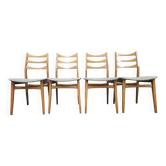 Set of 4 Scandinavian chairs by Bähre Mignon Möbel 1960