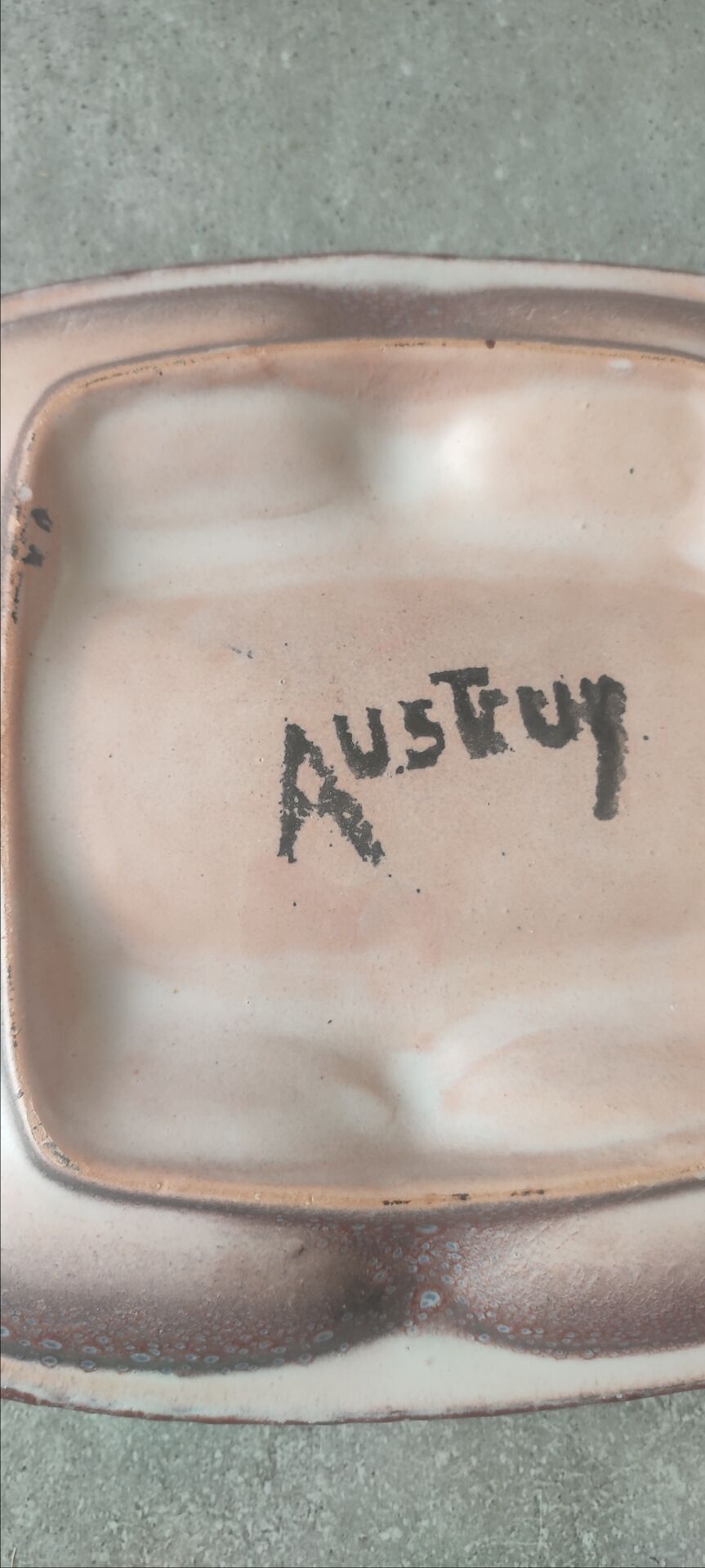 Ceramic servant signed Jean Austruy (1960s)