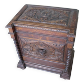 19th-century oak chest