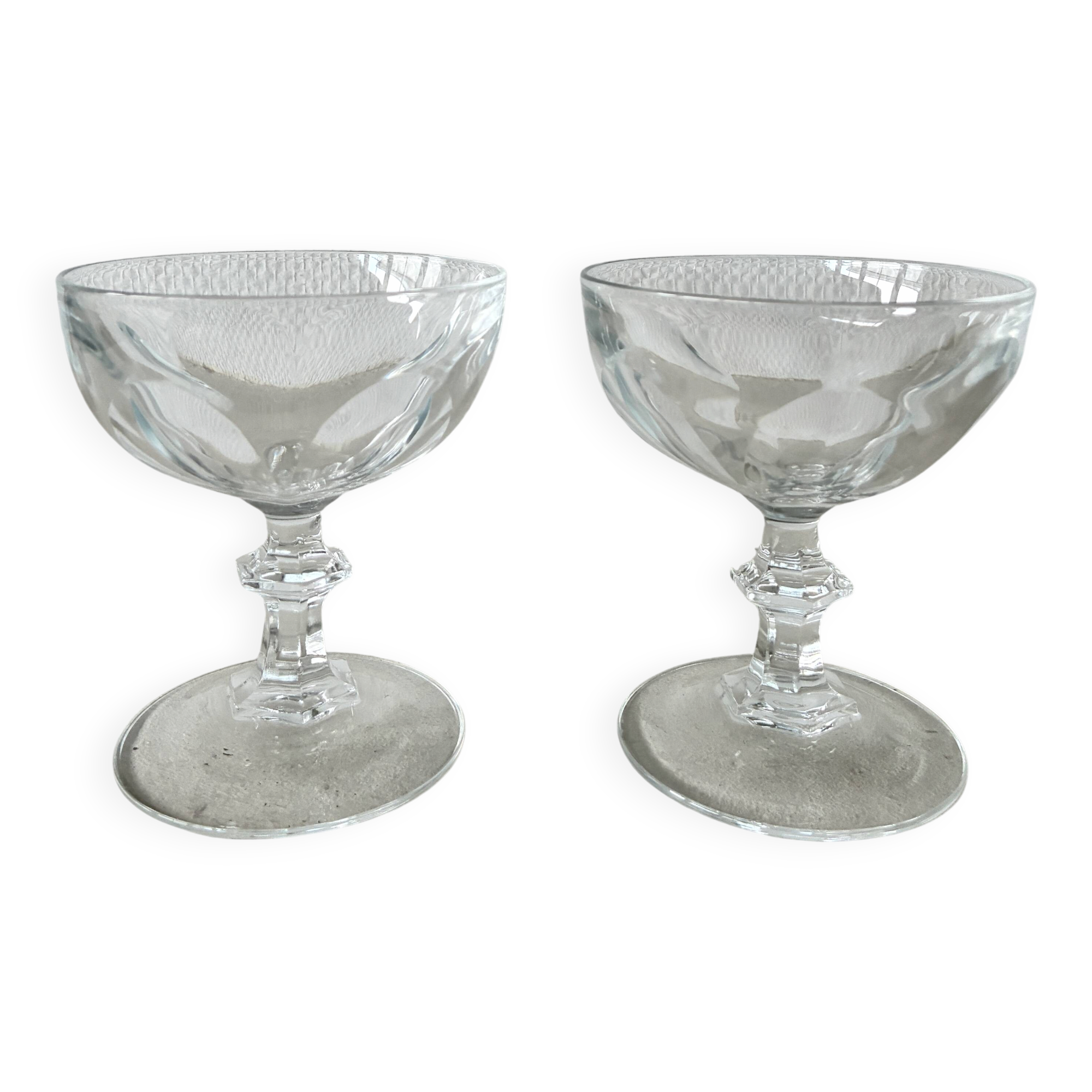 Crystal coupes from arques model rambouillet.