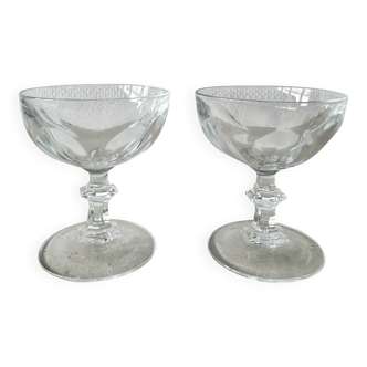Crystal coupes from arques model rambouillet.