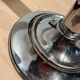 Art Deco Standing Ashtray in Polished and Chromed Metal, Switzerland, 1930