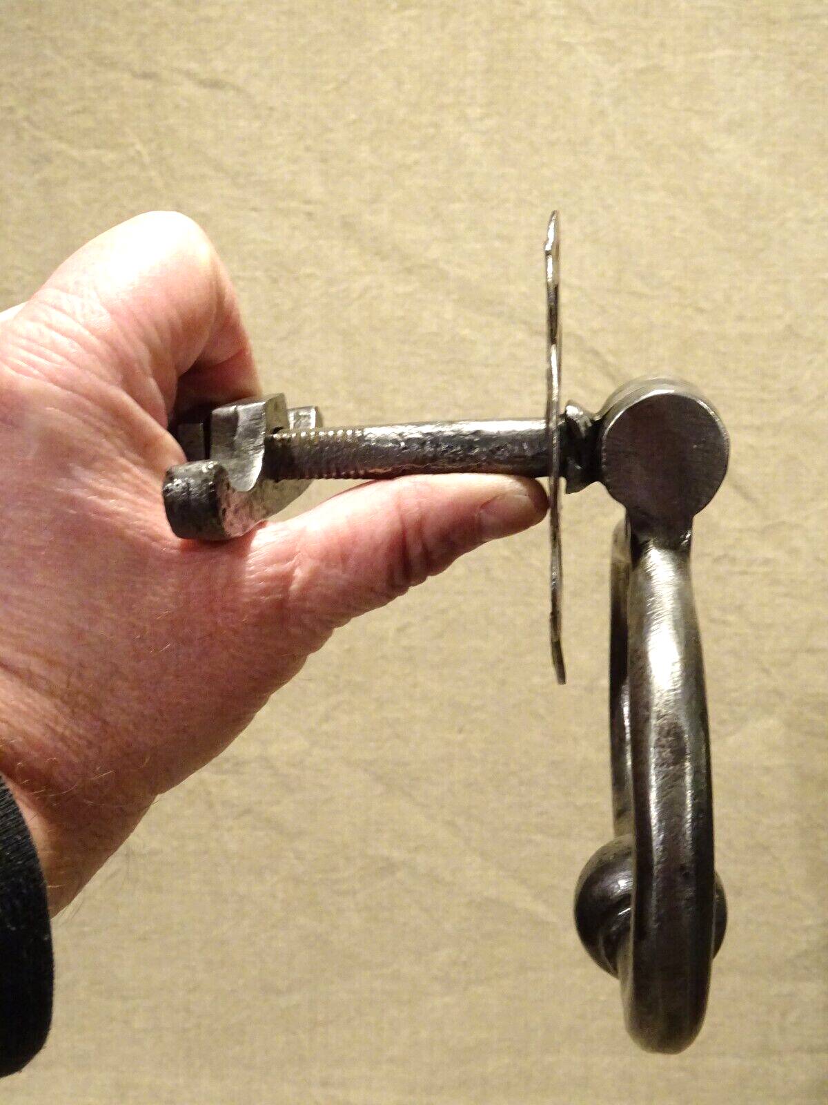 Old 18th 19th century wrought iron door knocker