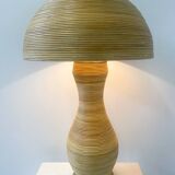 Contemporary bamboo table lamp