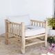 Santorini teak branch chair