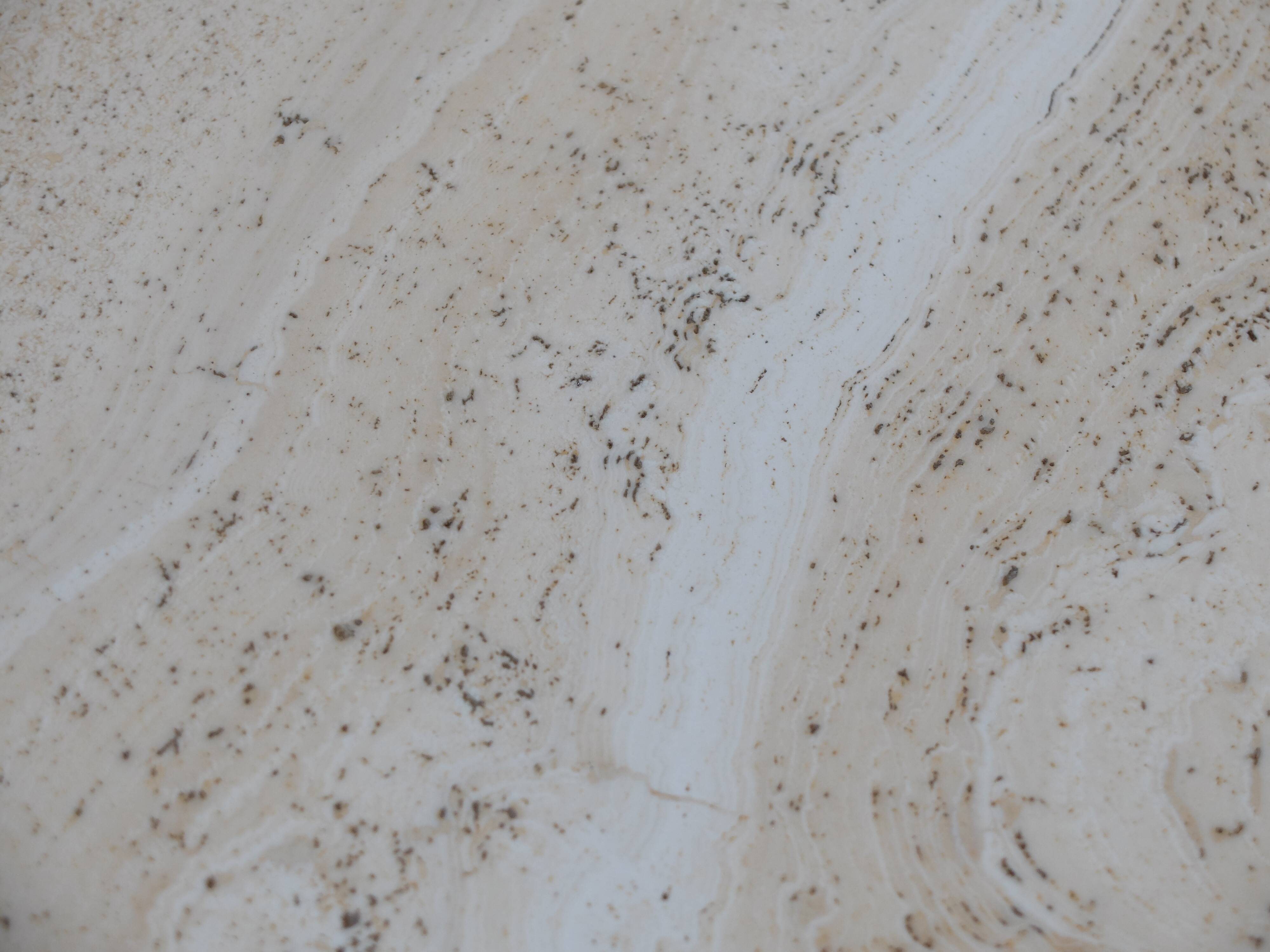 Chrome and travertine coffee table, Artelano France, 1980s.