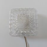 Minimalist glass wall ceiling light 1970/1980