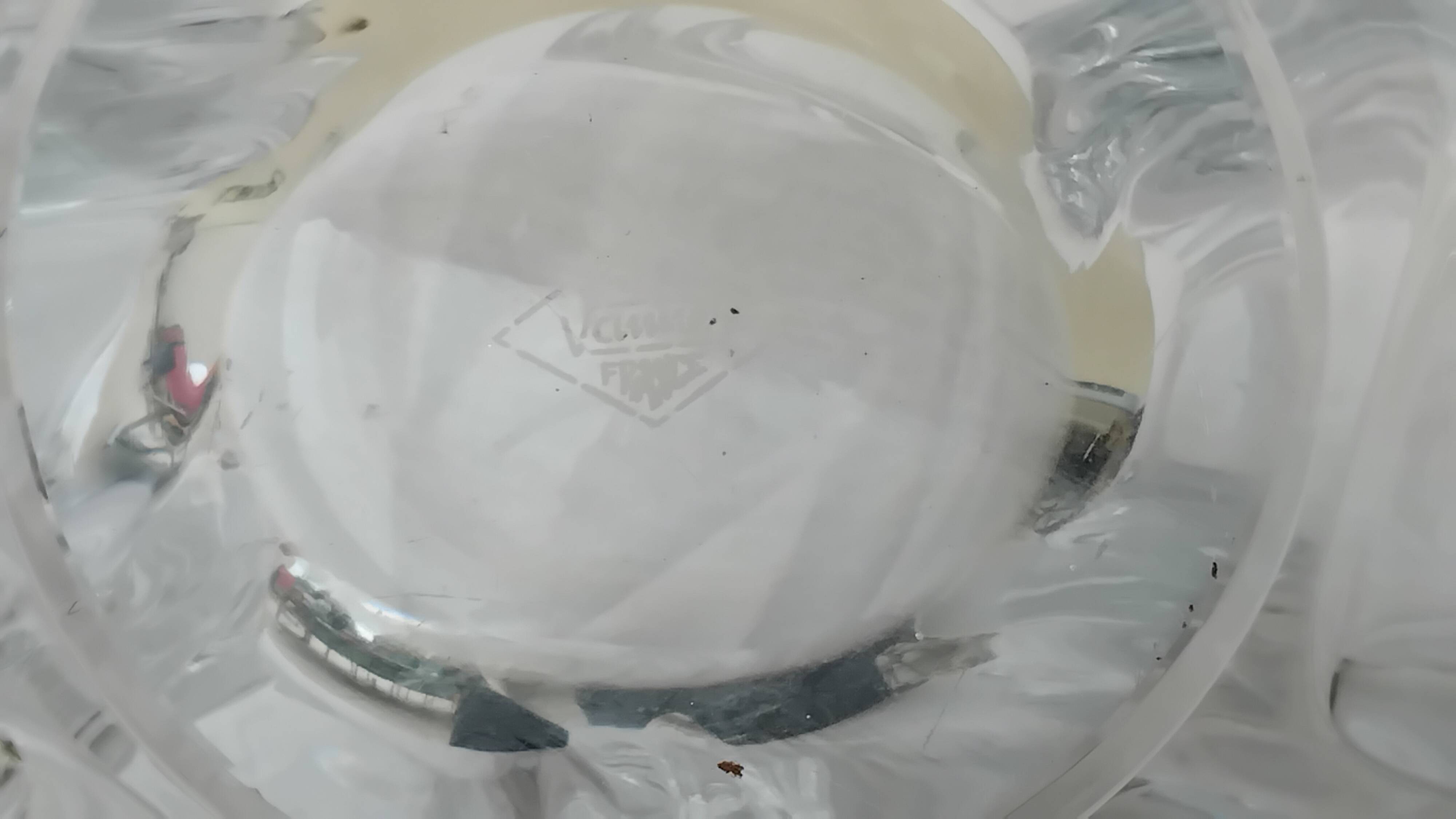 Vintage vannes art crystal fruit bowl