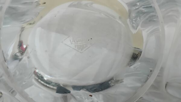 Coupe a fruit cristal art vannes  vintage