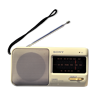 Sony Portable Blanc Radio ICF-490L 3 bandes FM/MW/LW vintage
