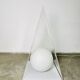 Pyramid & Glass Sphere Table Lamp By Harco Loor For Harco Loor Design, The Netherlands 1980S