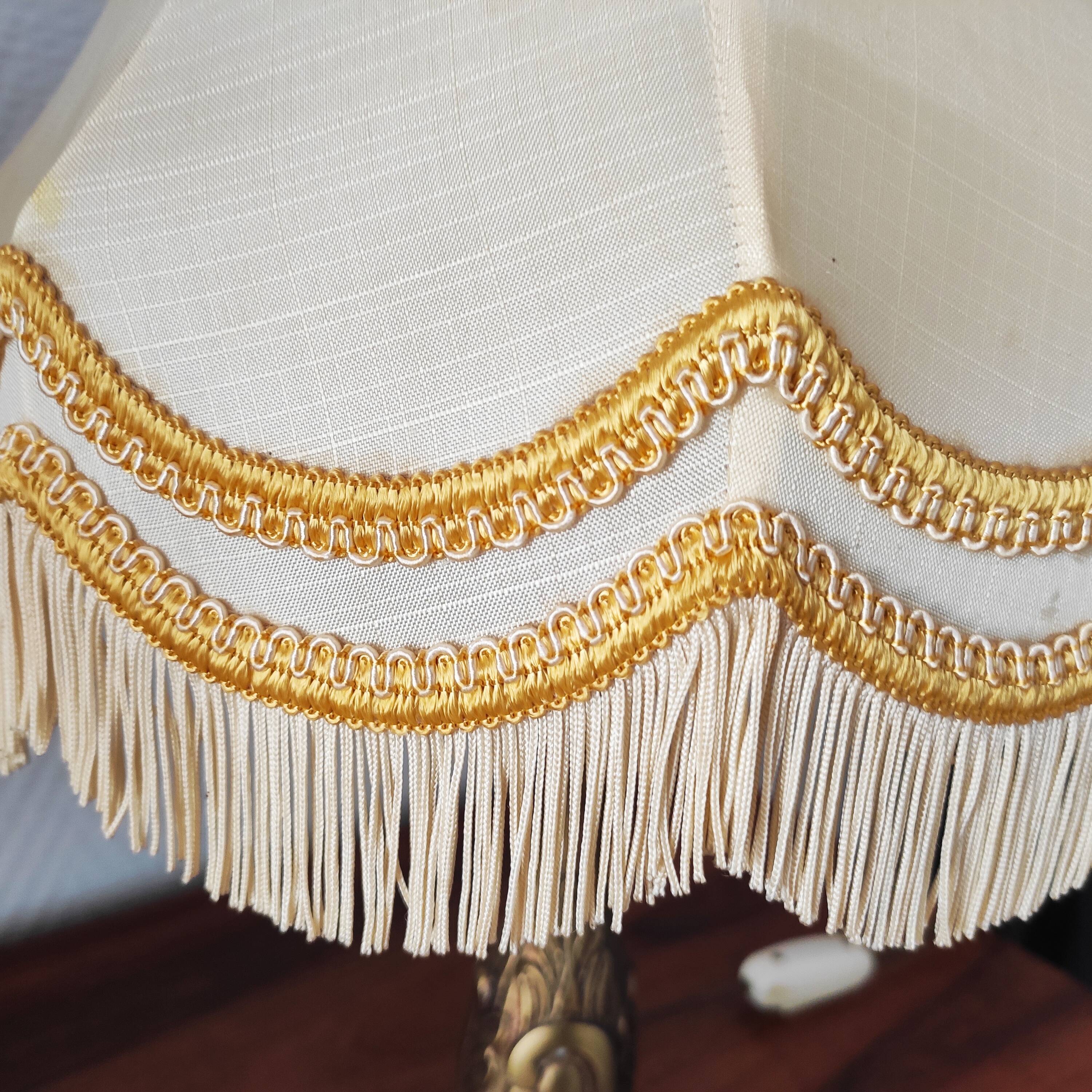 Pair of classic brass lamps from the 1950s