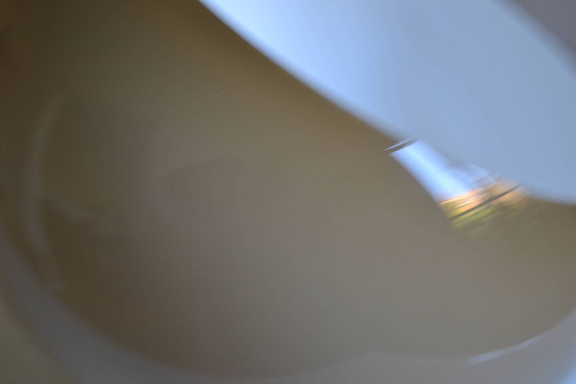 Brown gradient plastic pendant light 1970s