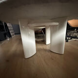 Table basse en marbre de Carrare socialite family