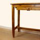 Small Wooden Kitchen Table, France, 1940s