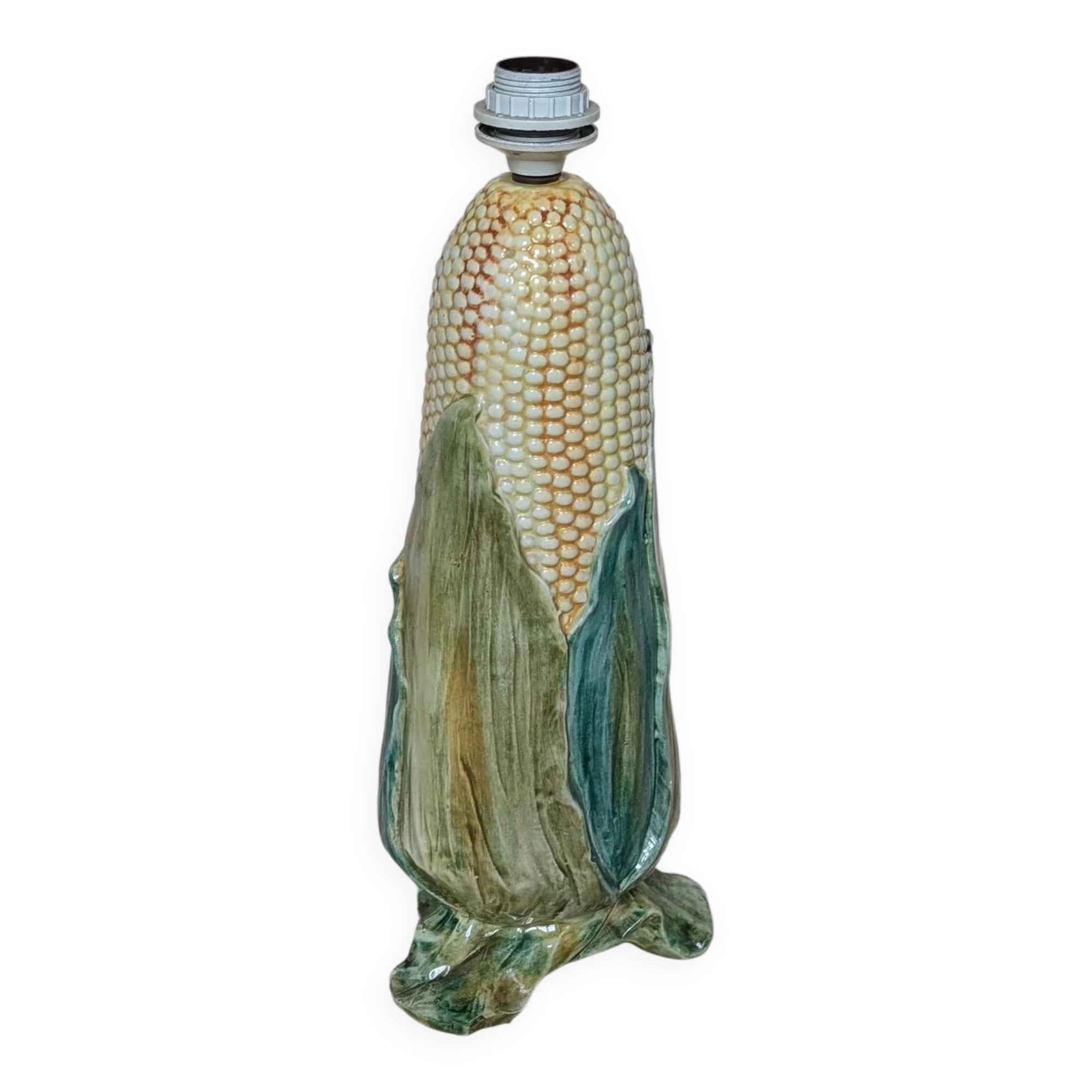 Corn cob lamp base