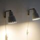 Paire d'appliques vintage 1950