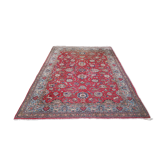 vintage handmade Persian oriental carpet Ghoum 318 x 215 cm