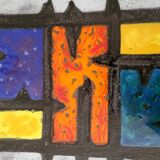 Madoura Jouver Coffee Table Wood and Ceramic Scandinavian Design France 1960