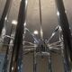 Very large vintage 12-light chandelier by Sciolari - 1970s (Space Age)