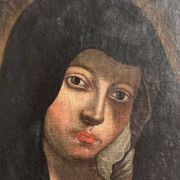 Virgin Mary painting on canvas from the 17th century anonymous 49 cm by 38 cm Italian school