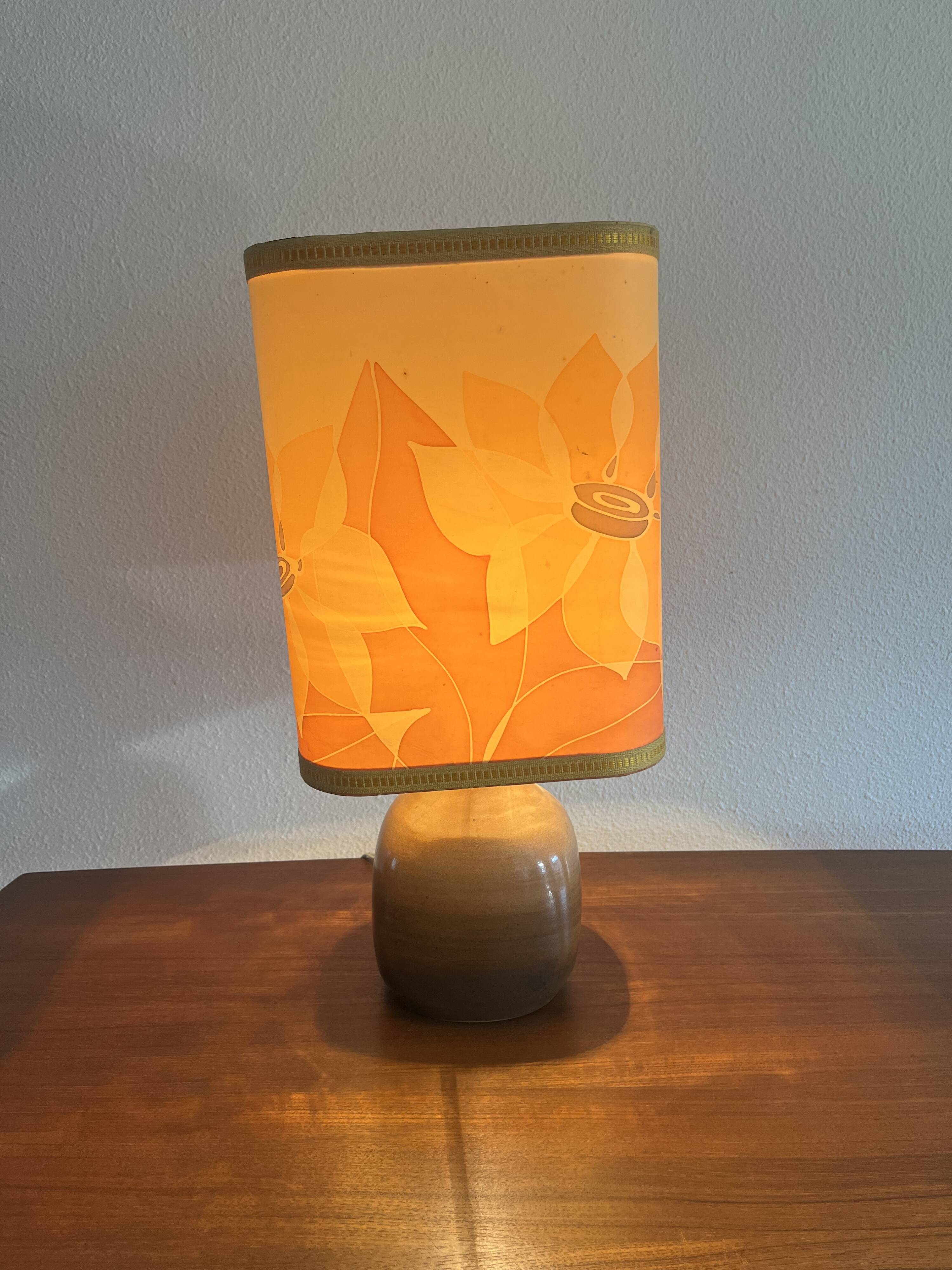 Lampe grès Lemay vintage 1970