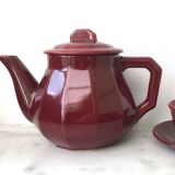 Set 12 coffee cups and vintage coffee maker