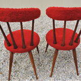 Pair of chairs "moumoutes" 1970