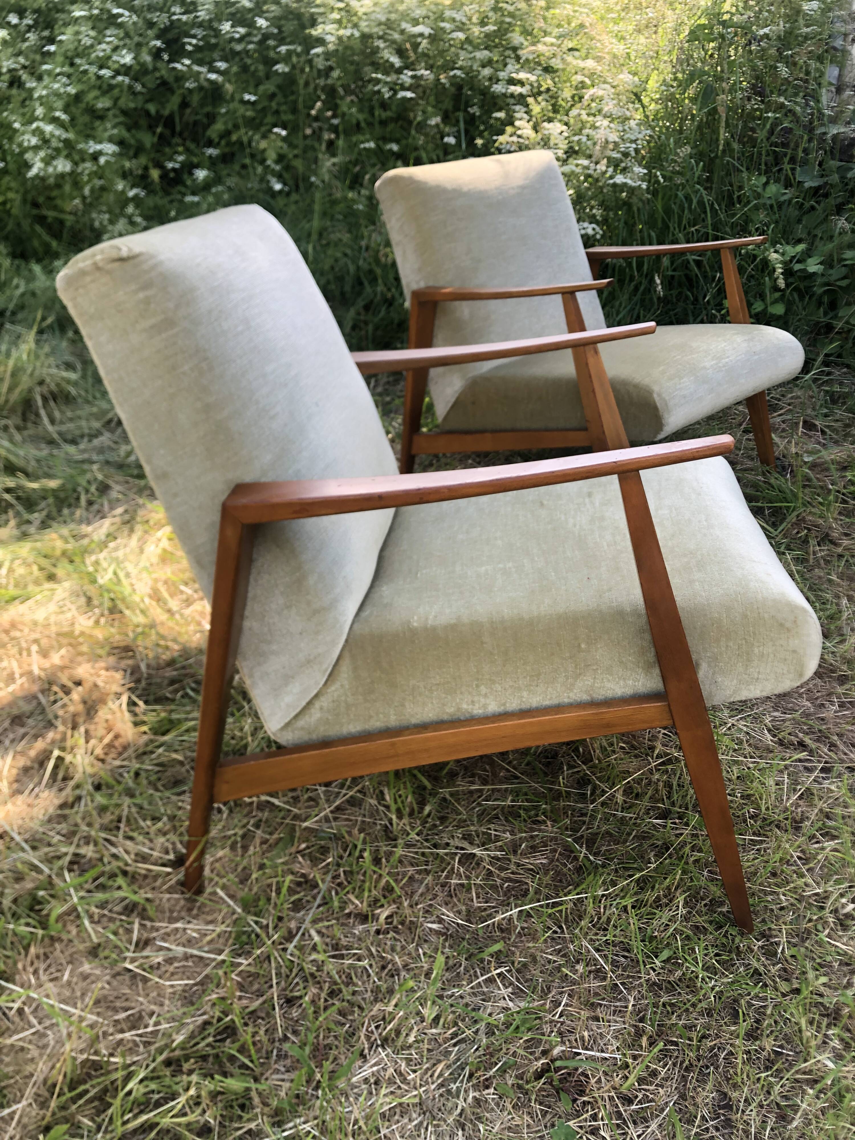 Scandinavian armchairs from the 60s