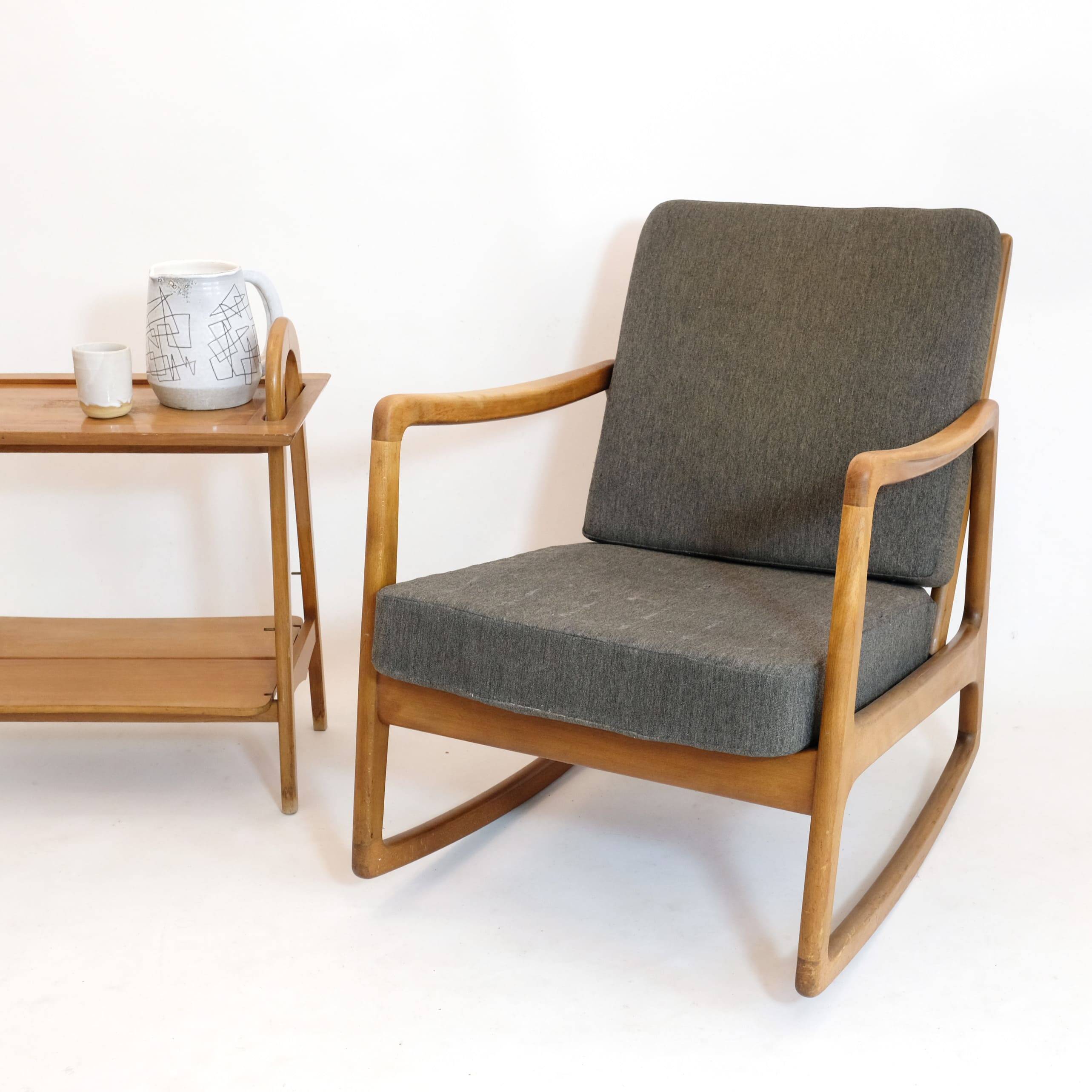 Ole Wanscher, FD110 rocking chair from the 1950s.