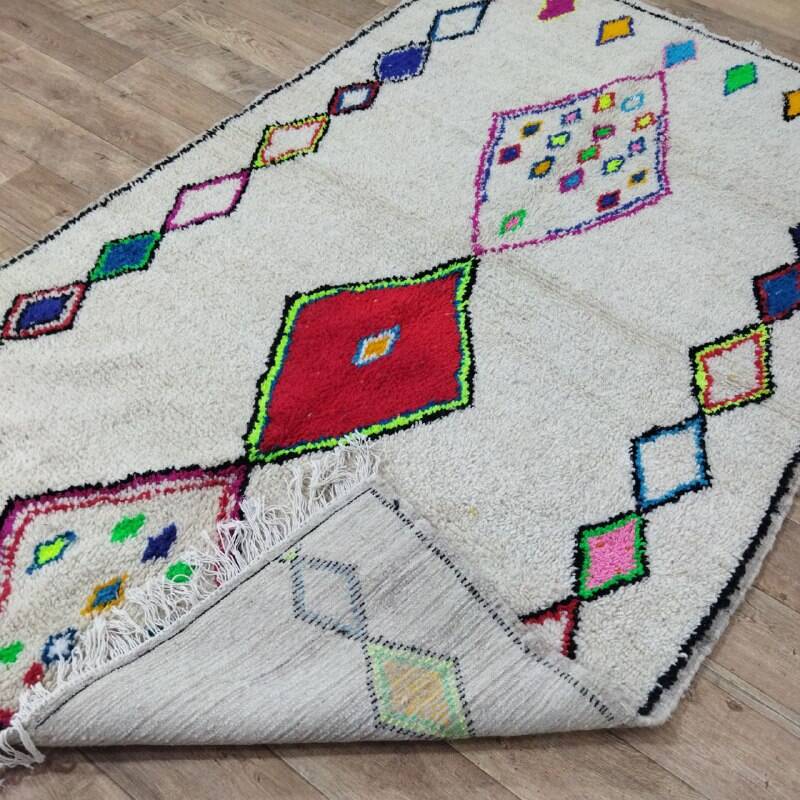 Handmade wool Berber rug 260x160cm