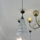 Suspension en Verre soufflé Luminaire Design Scandinave Plafonnier Art Déco