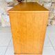Large vintage chest of drawers with 4 drawers and oak storage, circa 1960s.