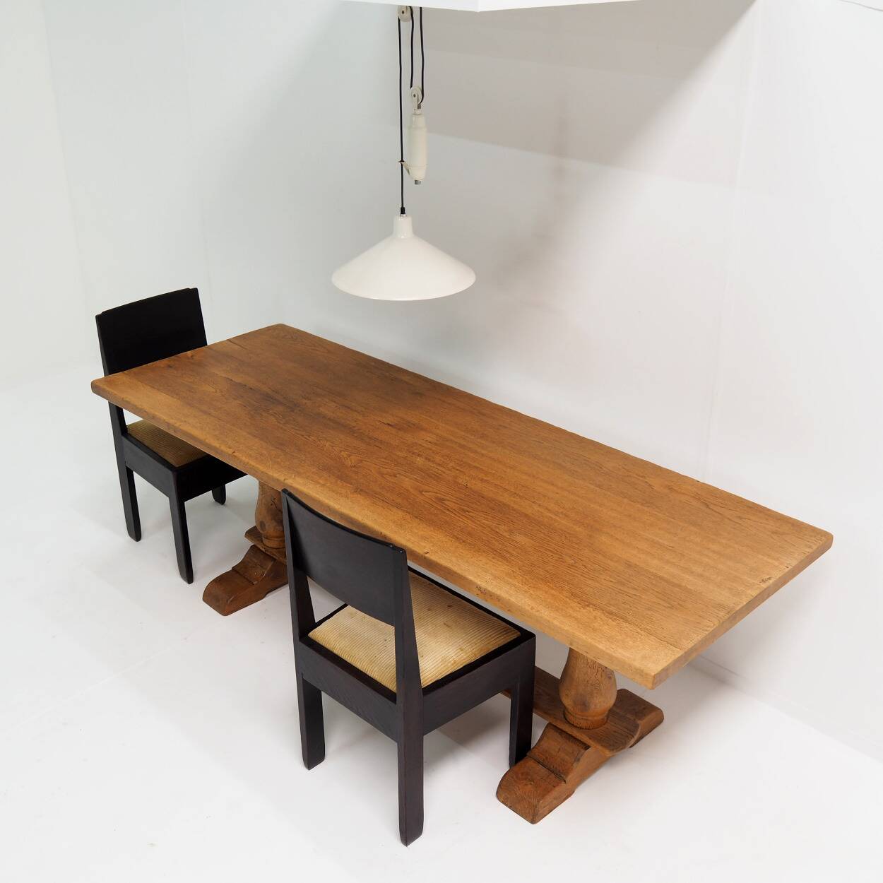 Grey Metal Counterweight Pendant, Italy 1960s