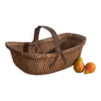 Old Chinese wabi-sabi basket (c.1900) #54
