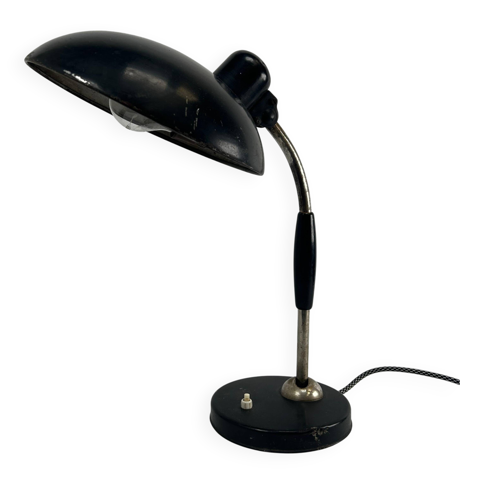 Mid-century design desk lamp by Christian Dell for Escolux Germany.