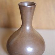 Vase grès vintage, pot à fleurs, vase boule à col, collection
